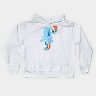 Rainbow Dash will help out Kids Hoodie